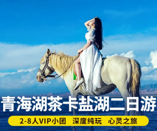 天天发团 青海旅游2天1晚纯玩小团西宁茶卡盐湖青海湖拼车小环线