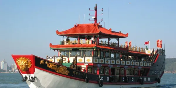 厦门海上看金门 |夜游鹭江 |鹭江夜游 |波赛东夜游船 多种票型超实惠 【远观世遗鼓浪屿 近看台湾金门 夜游厦门鹭江】