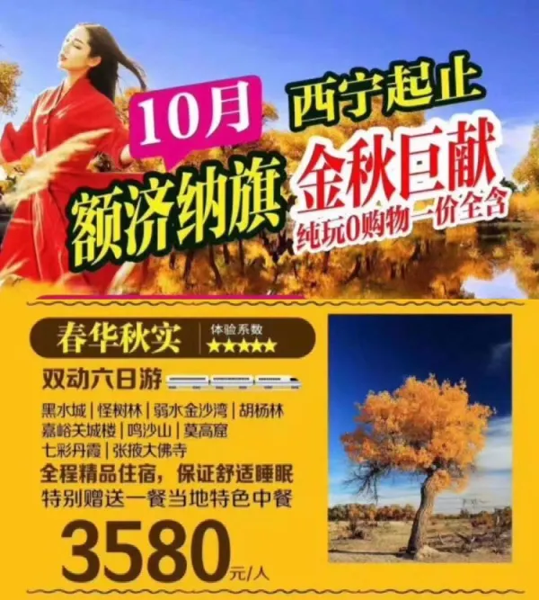 春华秋实双动六日游