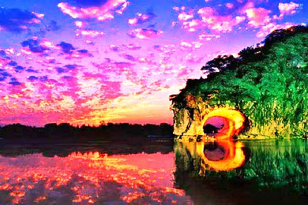 桂林阳朔漓江5日✿侗王夜宴+遇龙河漂流+靖江王府+银子岩象鼻山